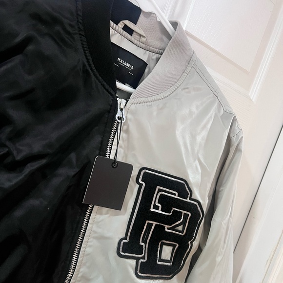 ASOS Pull&Bear Two Tone Jacket M - Picture 4 of 6